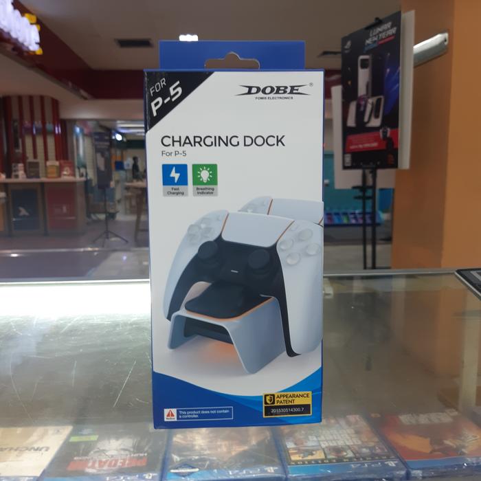 Gambar PS5 Power Adapter Fast Charging Dock Dobe - NON ADAPTOR dari HARCO GAMES undefined Tokopedia