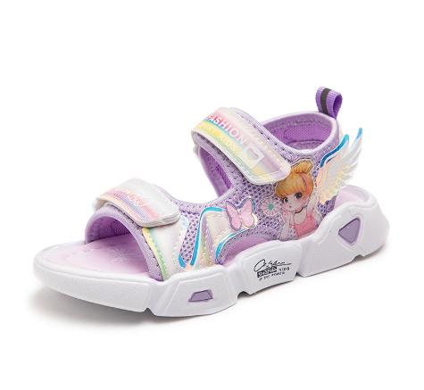Gambar sandal anak perempuan non led import little fairy 009 size 21-30 1-5th - Ungu, 26 dari skaruva's undefined Tokopedia