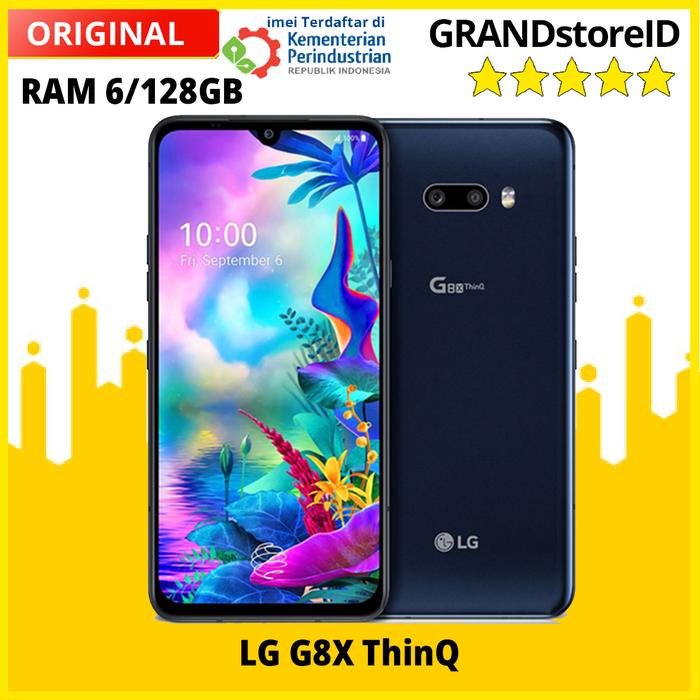 Gambar Hp LG G8X ThinQ 6GB RAM 128GB ROM LTE 4G 32MP SIM Ganda Android - Black dari Grandstoreid1 undefined Tokopedia