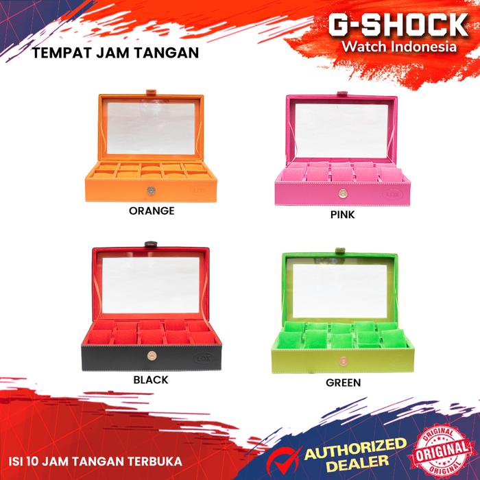 Gambar Box Kotak Jam / Kotak Jam Tangan / Tempat Jam Tangan Isi 3 5 10 8 18 - Isi 10 Terbuka dari G-Shock Watch Indonesia undefined Tokopedia