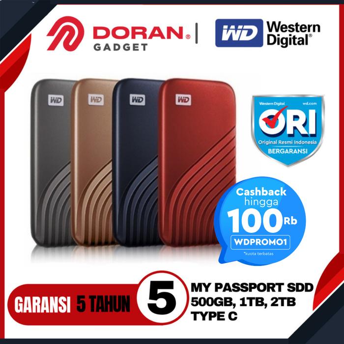 SanDisk -  WDポータブルSSD1TB レッドUSB3.2My Passport SSD WD My Passport SSD (Red) | HDStorageWorks.com