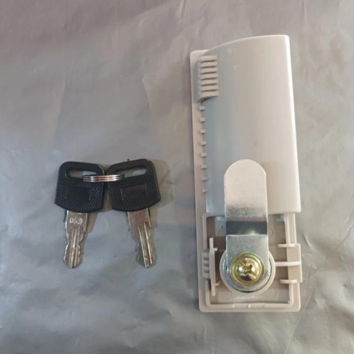 Gambar kunci loker lion merk cyber lock - abu2 lengkung dari berkahshop020220 undefined Tokopedia