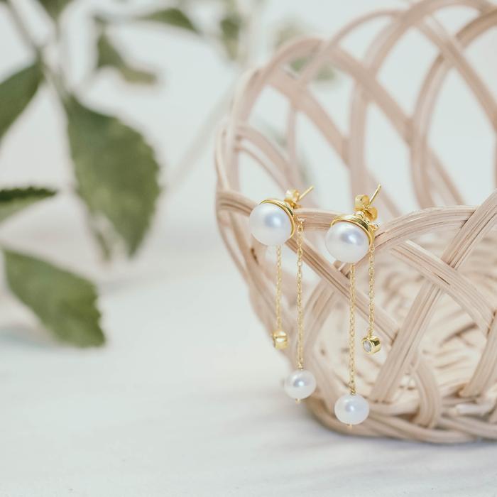 Gambar ANTING KOLEKSI DREAMY PEARL PERAK 925 PANJANG SUNAKA JEWELRY - GOLD dari Sunaka Jewelry undefined Tokopedia