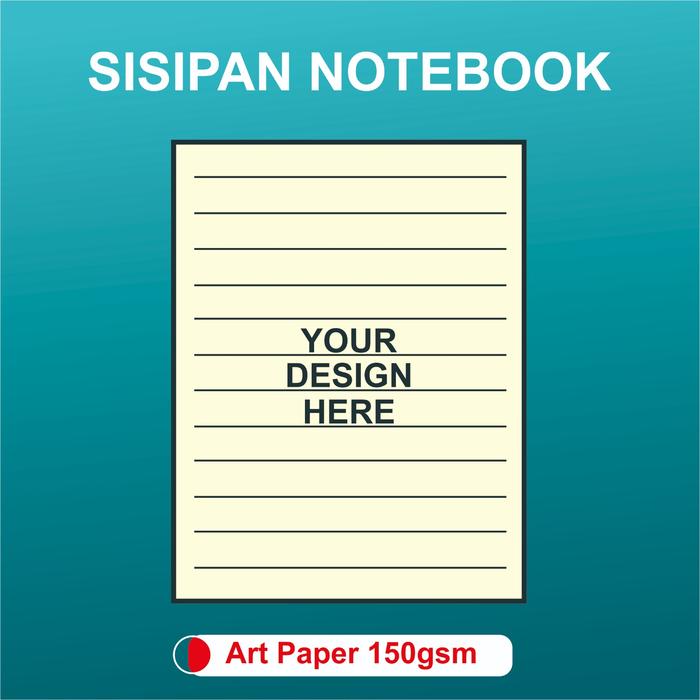 Gambar Sisipan Notes - A6, 2 sisi dari Ready Printing_NEW undefined Tokopedia