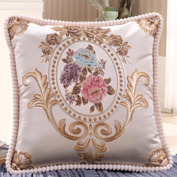 Gambar European Pillow Cover / Sarung Bantal Sofa Mewah Premium Emboss Tebal - VARIAN D dari Deco Hause undefined Tokopedia