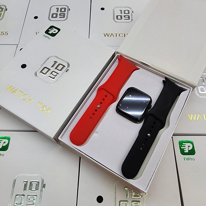 Fit Pro T55+ Watch JAM TANGAN SMARTATCH T55 TALI WARNA APK FITPRO