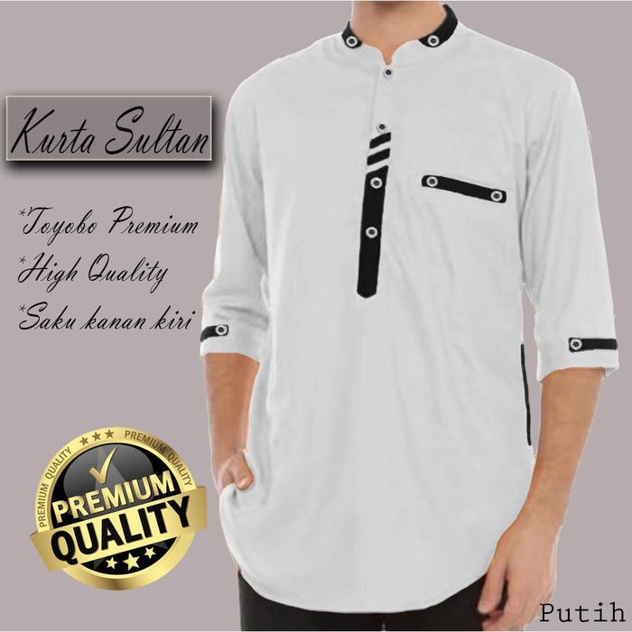 Gambar baju koko pria sultan baju muslim pria - Putih, M dari Kopi 7 Huruf undefined Tokopedia