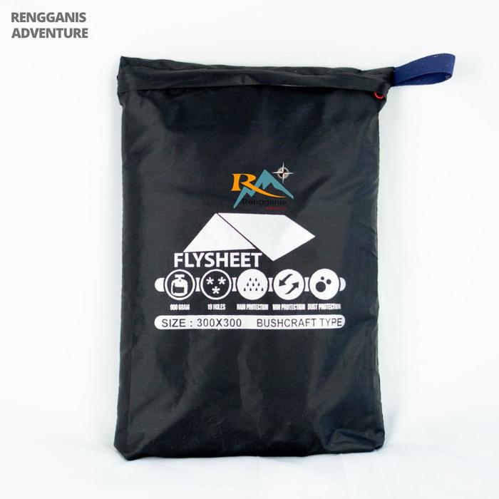 Gambar FLYSHEET RIR OUTDOOR 3X4 ATAP TENDA CAMPING - BIASA- BK 3X3 dari RengganisAdventure undefined Tokopedia