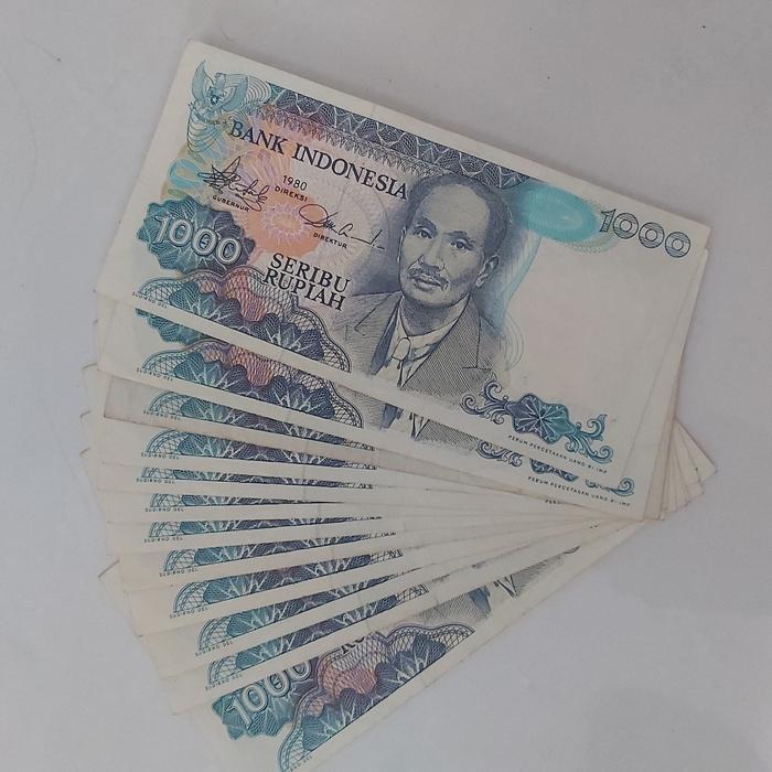 Gambar Uang Kertas 1000 rupiah tahun 1980 dari Aegonsto undefined Tokopedia