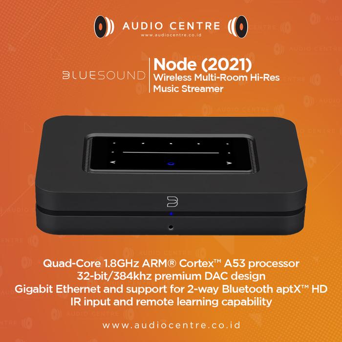 Gambar Bluesound Node Wireless Music Streamer Hi Res with HDMI eArc new 2021 dari Audio Centre Official undefined Tokopedia