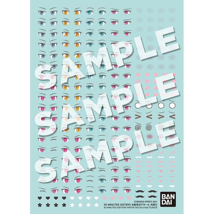 Gambar 30MS Water Decals multiuse 2 model kit 30 Minutes Sisters dari Fleight Shop undefined Tokopedia