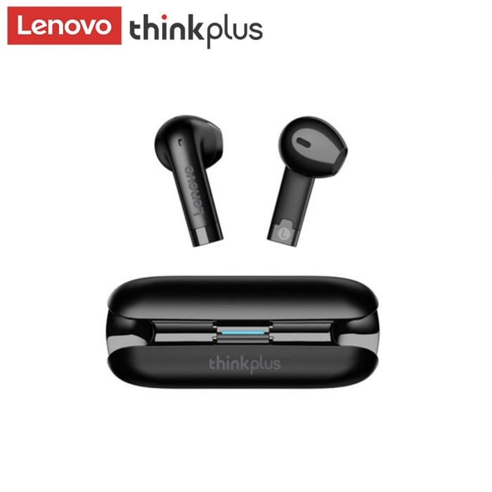 Gambar THINKPLUS LENOVO TWS BLUETOOTH EARPHONE HEADSET HIFI BT5.3 TW60 - Hitam dari Citos Global Teknologi undefined Tokopedia