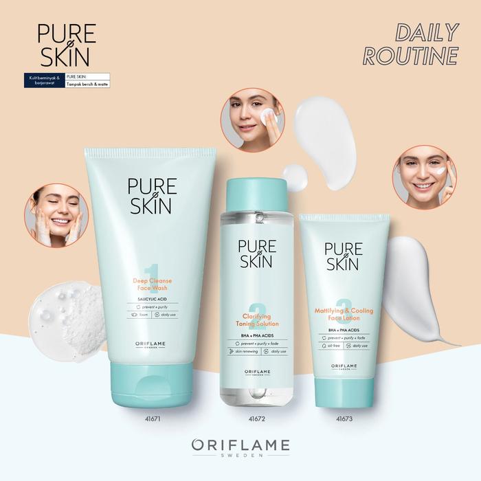 Jual PURE SKIN ORIFLAME skincare perawatan wajah - Smooting Face - Kota  Bogor - Sae Wha | Tokopedia