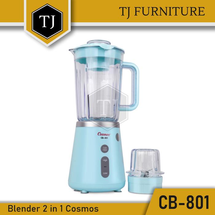 Gambar Cosmos Blender Plastik 1,5 Liter 2 in 1 - CB-801 CB 801 CB801 - Biru 801 BL dari TJ Furniture undefined Tokopedia