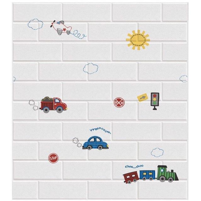 Gambar Wallpaper Dinding 3D Dekorasi Kamar Motif Gambar Animal KARTUN ANAK - MOBIL dari Aneka Celuler undefined Tokopedia