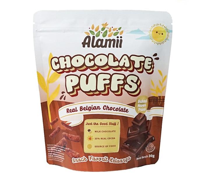 Gambar Alamii Chocolate puffs 30gr dari Papaya Fresh Gallery undefined Tokopedia