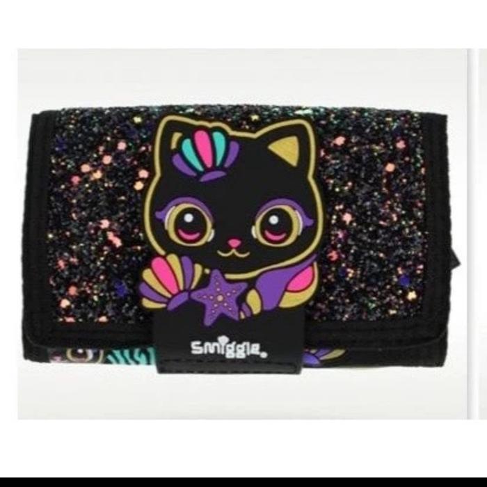 Gambar Dompet Smiggle Ori Ariel, Mini, Tiger, Unicorn, Cat black, Dragon/Kado - hey cat wallet dari einstein toys shopp undefined Tokopedia