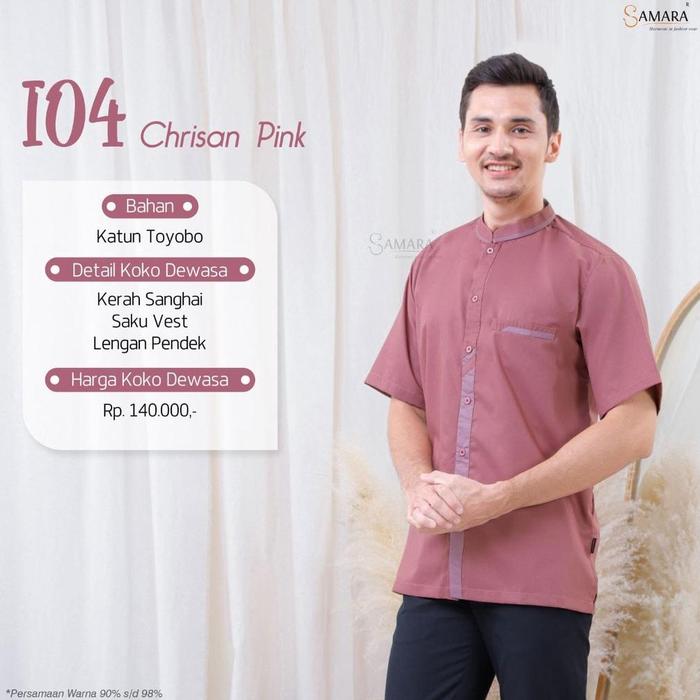 Gambar New Koko Dad Sarimbit I04 Chrisan Pink Lemonilo Original By Samara - CHRISAN PINK, S dari AlindaID_Store undefined Tokopedia