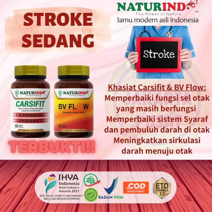 Gambar Obat Stroke Ampuh Setruk Ringan Menahun Bells Palsy Carsifit Naturindo - STROKE SEDANG dari Naturindo Jakarta Pusat Dua undefined Tokopedia