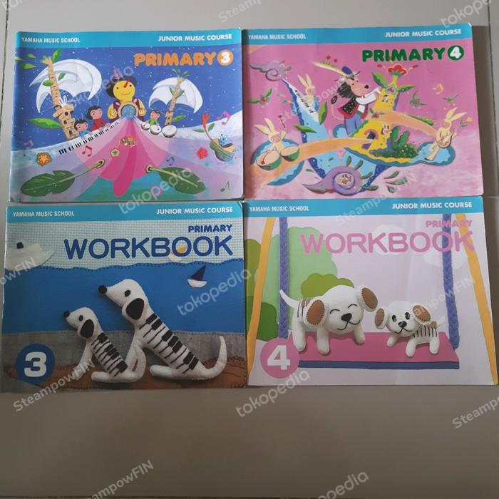 Gambar Buku Musik Yamaha Junior Music Course JMC 3 4 Primary 3 4 Set Workbook - #1 (2Books Set) dari SteampowFIN undefined Tokopedia