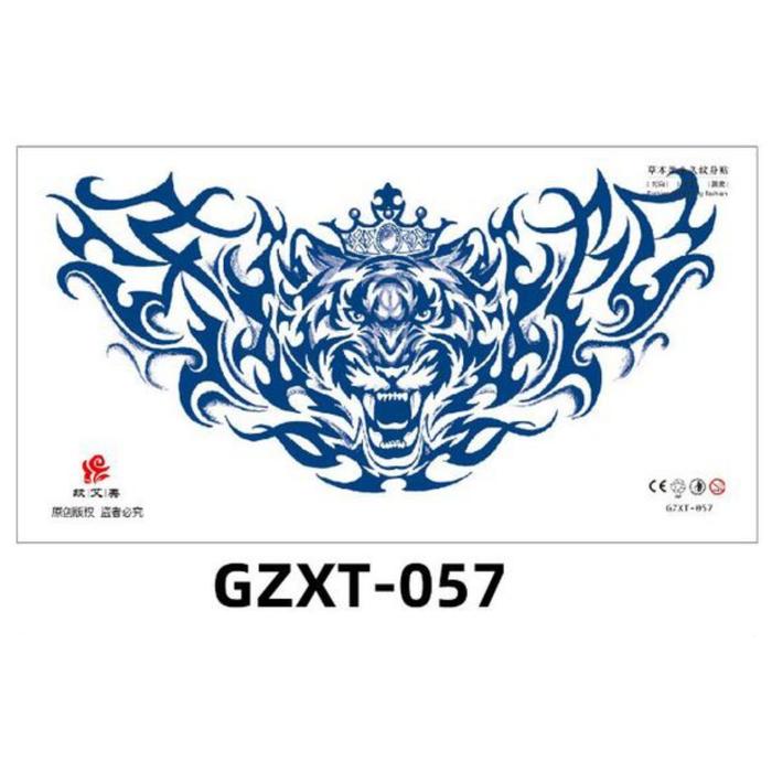 Gambar Tato Semi Permanent Tahan 1 Bulan 28x15cm Tato Temporary GZXT 055 - GZXT- 055 dari febtatto 3 undefined 5 Tokopedia