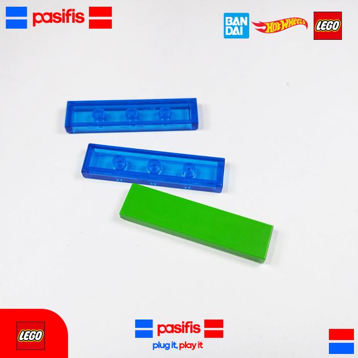 Jual Lego Original Part Tile Flat 1x4 2431 Green Kota