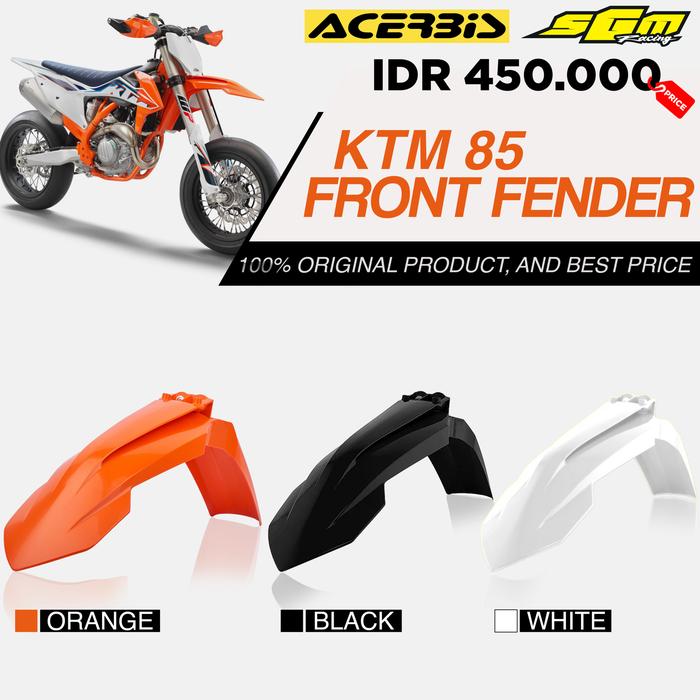 Jual SPABOR DPN SUPERMOTO KTM ACERBIS Orange, 85cc/supermoto