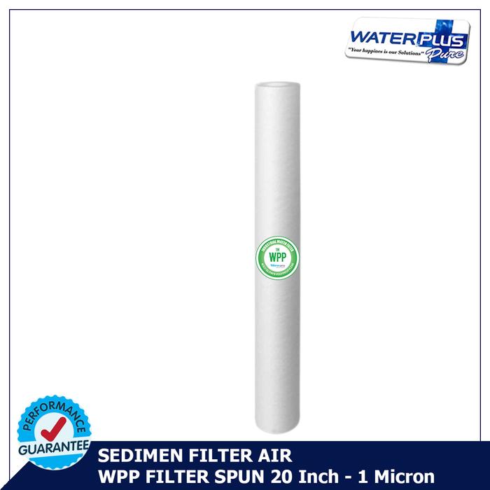 Gambar Cartridge Filter Air Spun WPP 20in - Filter Air Spun WPP 20" - 1 Micron dari Filter Air Waterpro undefined Tokopedia