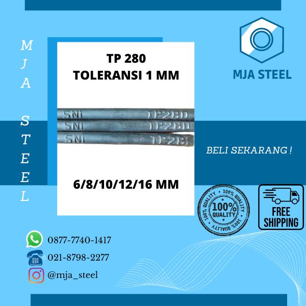 Gambar BESI BETON POLOS ULIR 13 16 19 22 MM 13MM FULL SNI TP/TS 280 TERMURAH - POLOS TL 1 MM, 16 dari MJAsteel_NEW undefined Tokopedia
