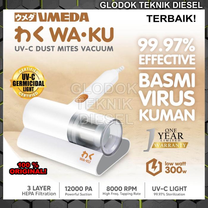 Gambar Umeda Waku UV-C Dustmite Vacuum Cleaner Vacum Tungau Debu Kasur Bantal - UVC LIGHT BULB dari Glodok Diesel undefined Tokopedia
