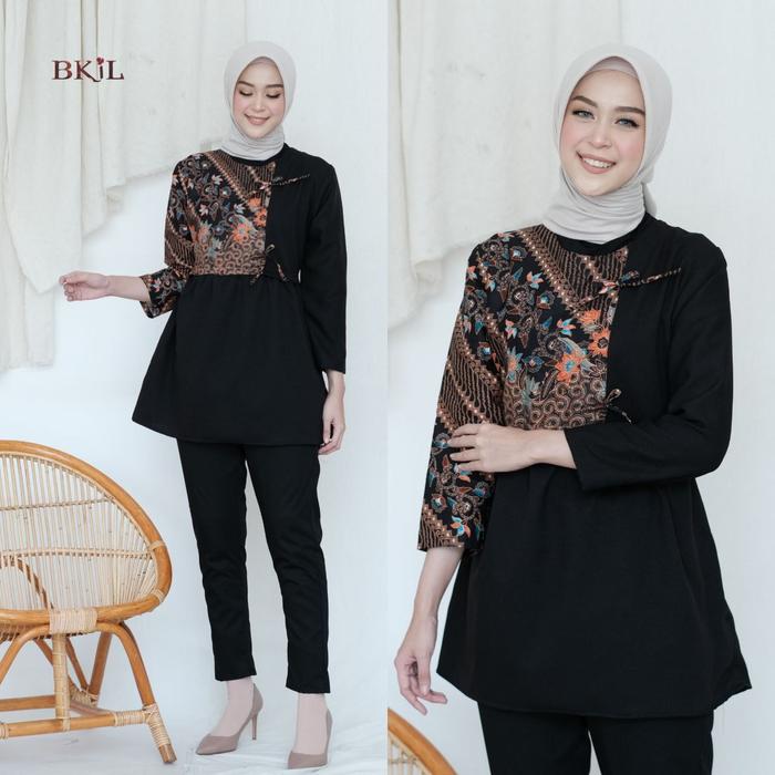 Gambar Atasan Batik Fashion Pekalongan Modern 2 - Varian 4, XXL dari DKAYRA FASHION undefined Tokopedia