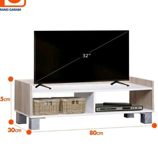 Gambar RAK TV MURAH MEJA TV BUFET TV MURAH LEMARI TV RAK TV RTV 80 RTV 120 - PANJANG 80 CM dari ALFATWIN undefined Tokopedia