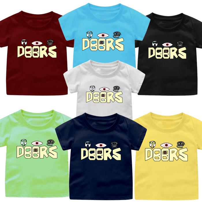 Gambar baju kaos anak laki laki/Remaja/Dewasa ROBLOX DOORS TERBARU - nevy, S dari Vany seller undefined Tokopedia