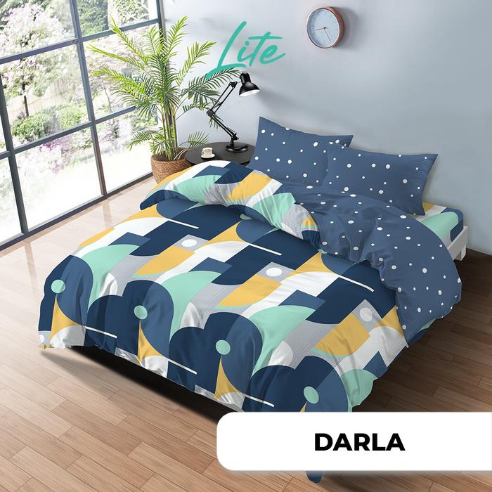Gambar Kintakun LITE Bed Cover Set SPREI FLAT Uk. 180x200 - Darla dari Homeklik Living undefined Tokopedia