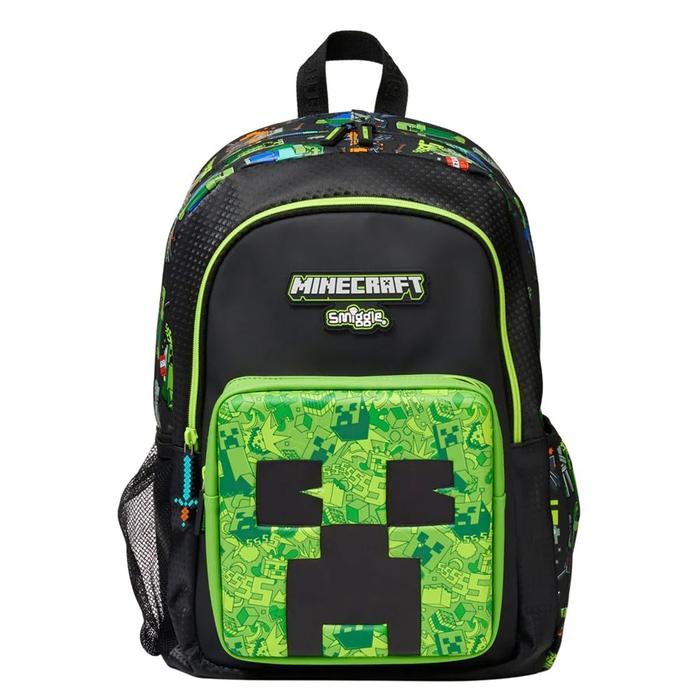 Gambar Smiggle Minecraft Backpack, lunch bag, wallet/ tas anak cowok/ kado - backpack dari einstein toys shopp undefined Tokopedia
