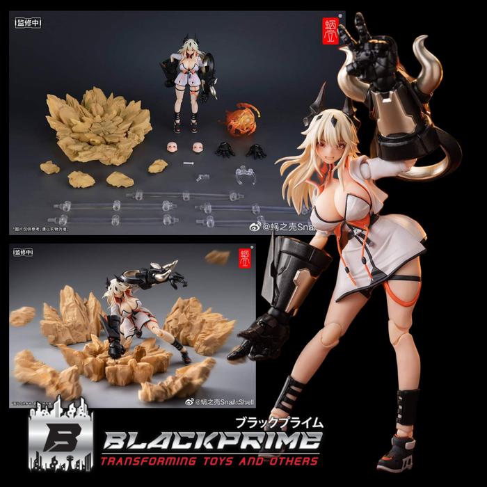 Gambar snail Shell 1/12 Sand Saori action figure - Shikura dari The Blackprimetoys undefined Tokopedia