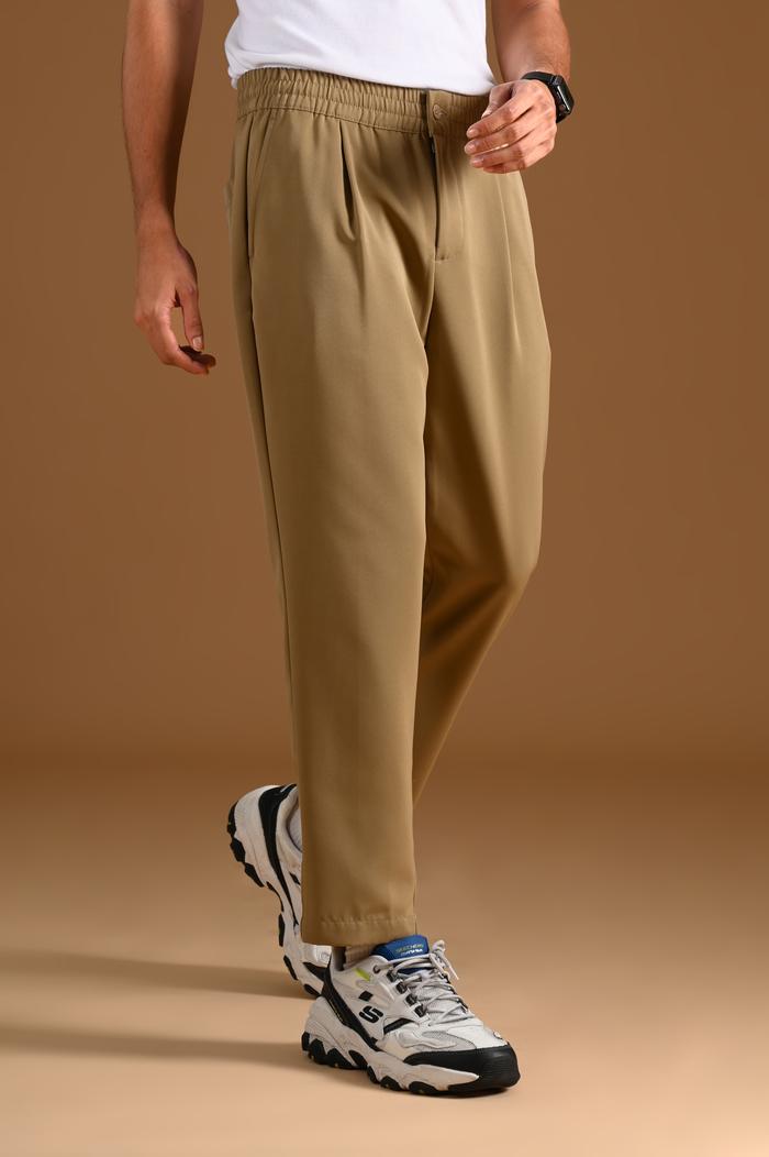 Gambar CELANA BAHAN PREPP STUDIO LECCE RELAXED FIT PANTS KHAKI - S dari Prepp Studio Official Store undefined Tokopedia