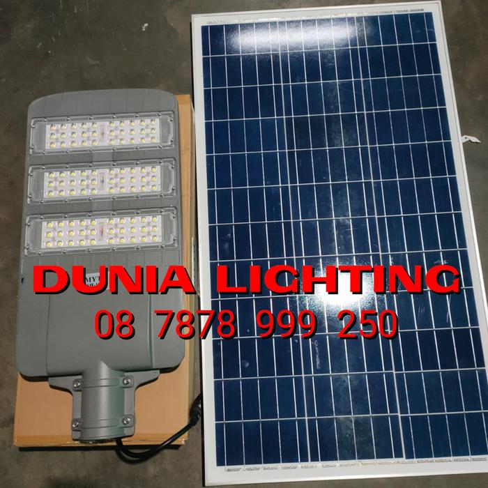 Jual LAMPU JALAN SOLAR LED 150WATT PJU TENAGA SURYA 150W 150 WATT ...