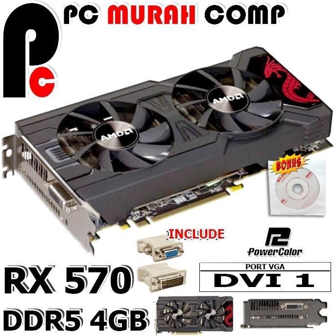 Gambar VGA AMD Radeon HIS RX 570 IceQ X Turbo 4GB - RX 570 VGA dari store home 92 undefined Tokopedia