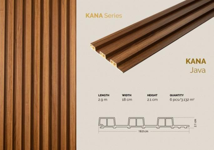 Gambar GAIA KANA Series Wall Panel Dinding WPC - JAVA dari Primary Hub undefined Tokopedia