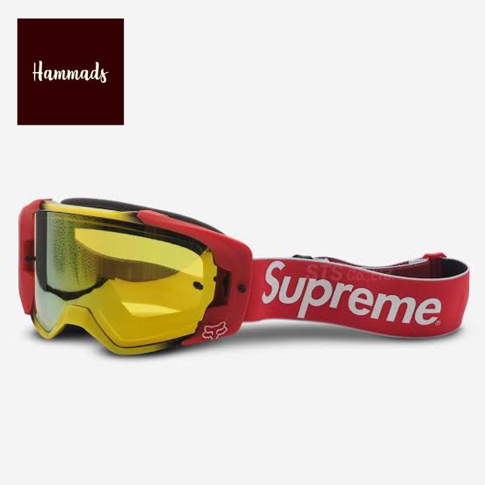 supreme fox racing goggles red Fox Supreme ゴーグル ゴールドレンズ