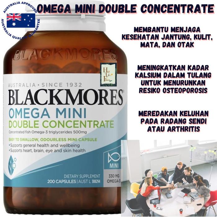 Jual blackmores omega mini double concentrate 200 capsules - Kota ...