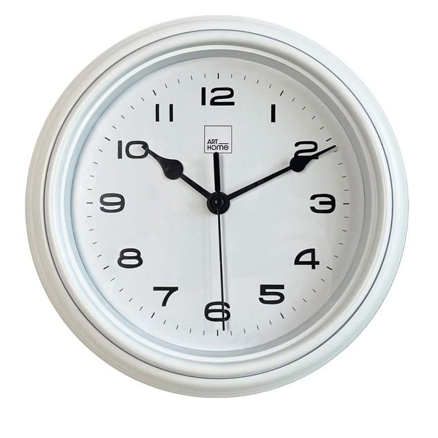 Gambar Arthome ACE 22cm Jam Dinding Mono Minimalis Wall Clock Silent Movement - Putih dari House Of Raya 1802 undefined Tokopedia
