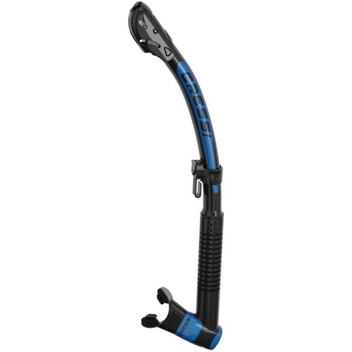 Gambar Snorkel Cressi Itaca Ultra Dry / Snorkel Snokling Diving Selam - BLACK/BLUE dari Alatselam Store undefined Tokopedia