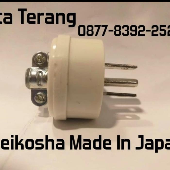Gambar Plug 3 Pin Meikosha Japan 15A 125 Volt - 3PIN keramik dari Kota Terang undefined Tokopedia