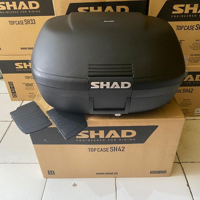 Gambar SHAD BOX SH42 BASE PLATE SH42 BACKREST SH42 TOP BOX SH42 BOX SHAD SH42 - 1 SH42 dari YSJ.Variasi Motor undefined Tokopedia