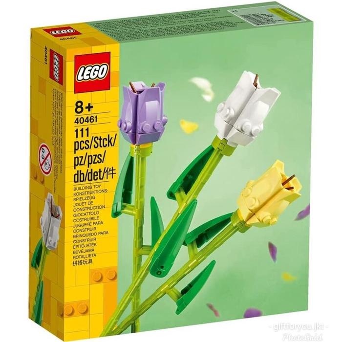 Gambar Lego Botanical 40461 Tulips Flower Bunga Mainan Bricks Tulip Flower dari store_erlangga undefined Tokopedia