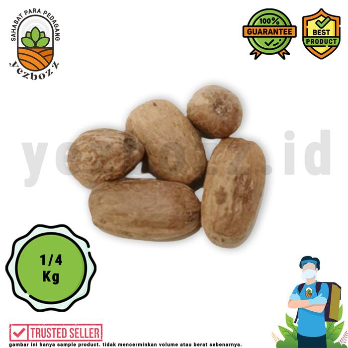 Gambar Biji Pala per 250 gram (1/4 Kg) dari Yezbozz Shop undefined Tokopedia
