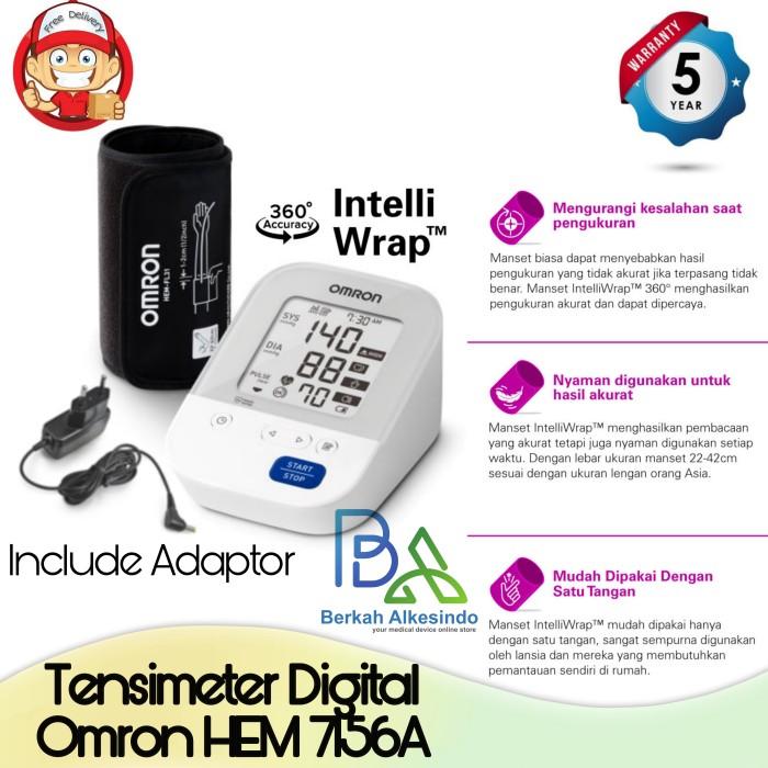 Gambar Omron Hem 7156 A Tensimeter digital - Include adaptor 7156A - 7156Adptor dari BerkahAlkesindo undefined Tokopedia