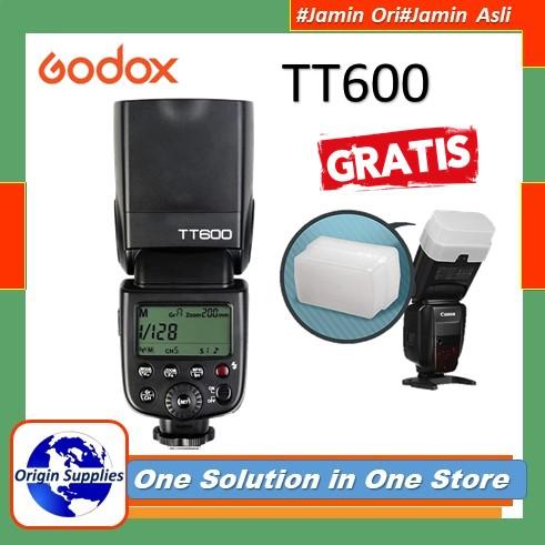 Gambar Universal Thinklite Flash Godox TT600 For Canon / Fuji / Sony /Nikon - FLASH+DIFUSER dari OriginSupplies undefined Tokopedia